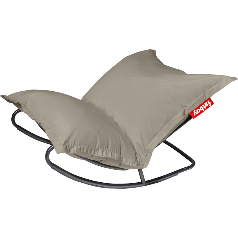 Rock 'n Roll Rocking Chair With Bean Bag, Grey Taupe