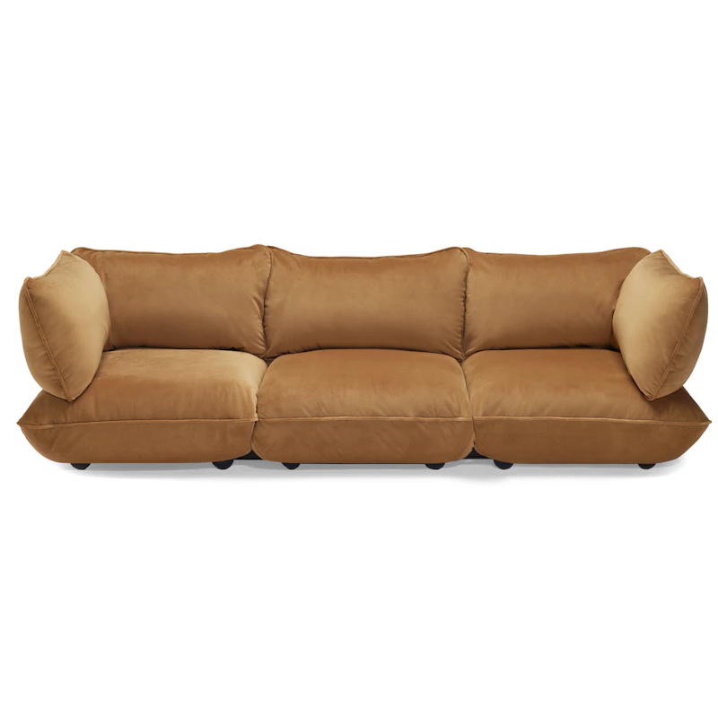 Sumo 4-Seater Sofa Velvet, Almond