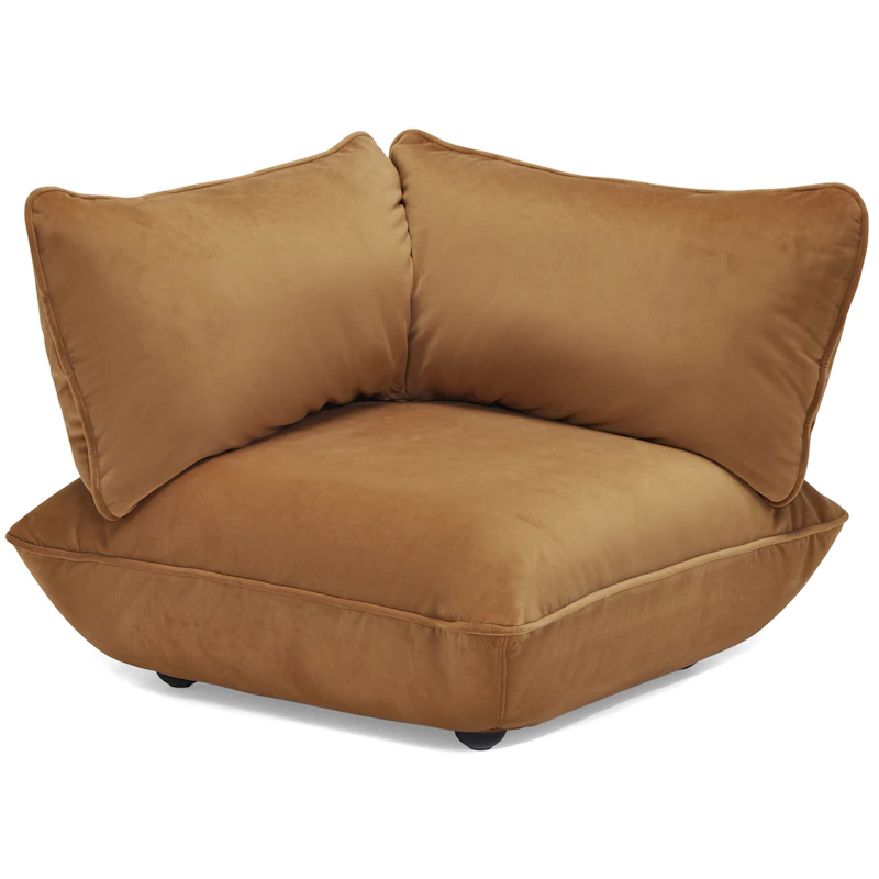 Sumo Corner Piece Velvet, Almond