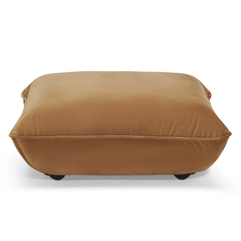 Sumo Footstool Velvet, Almond