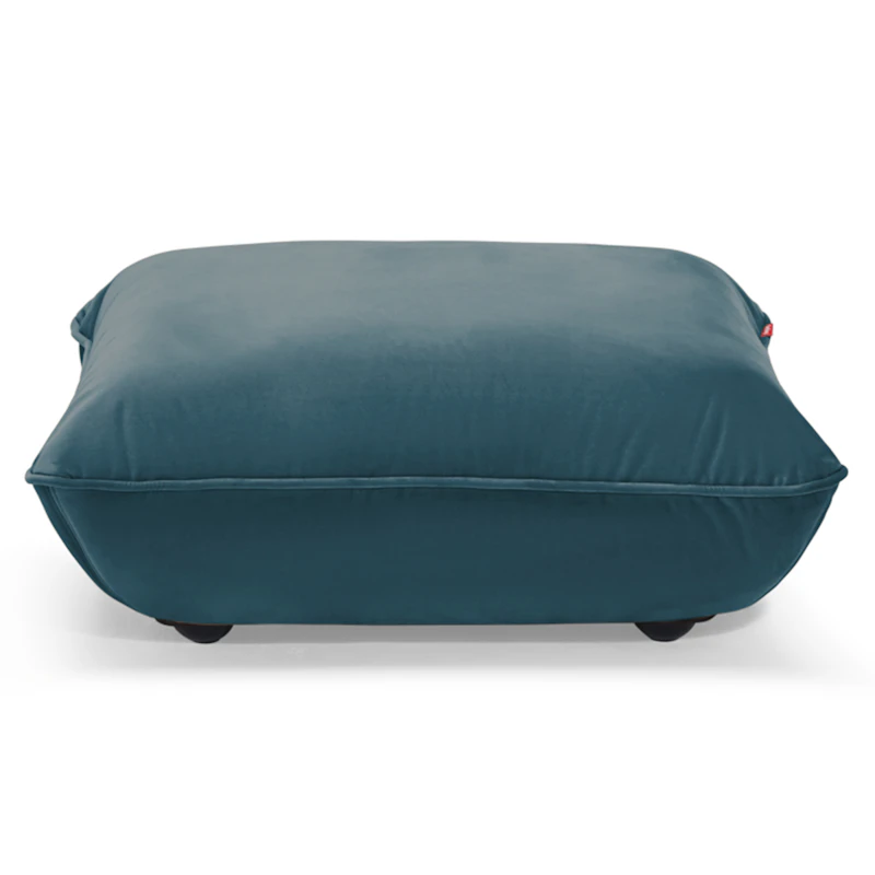 Sumo Footstool Velvet, Petrol