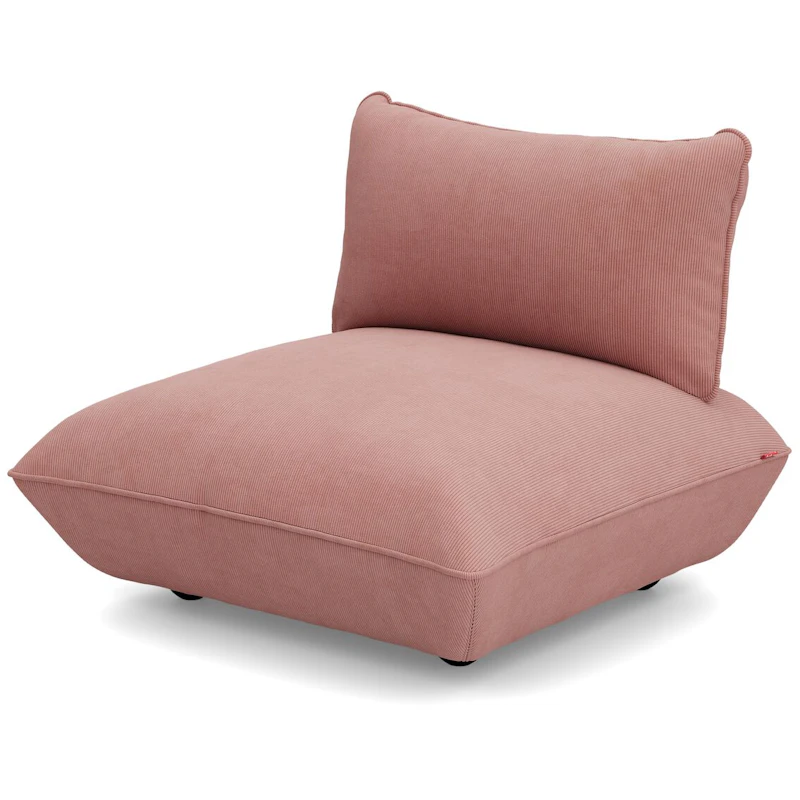 Sumo Seat Cord Recycled Sohva, Soft Pink