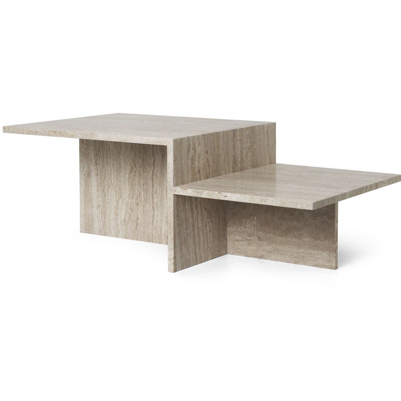 Distinct Sohvapöytä 100x55 cm, Travertiini Hiekanvärinen