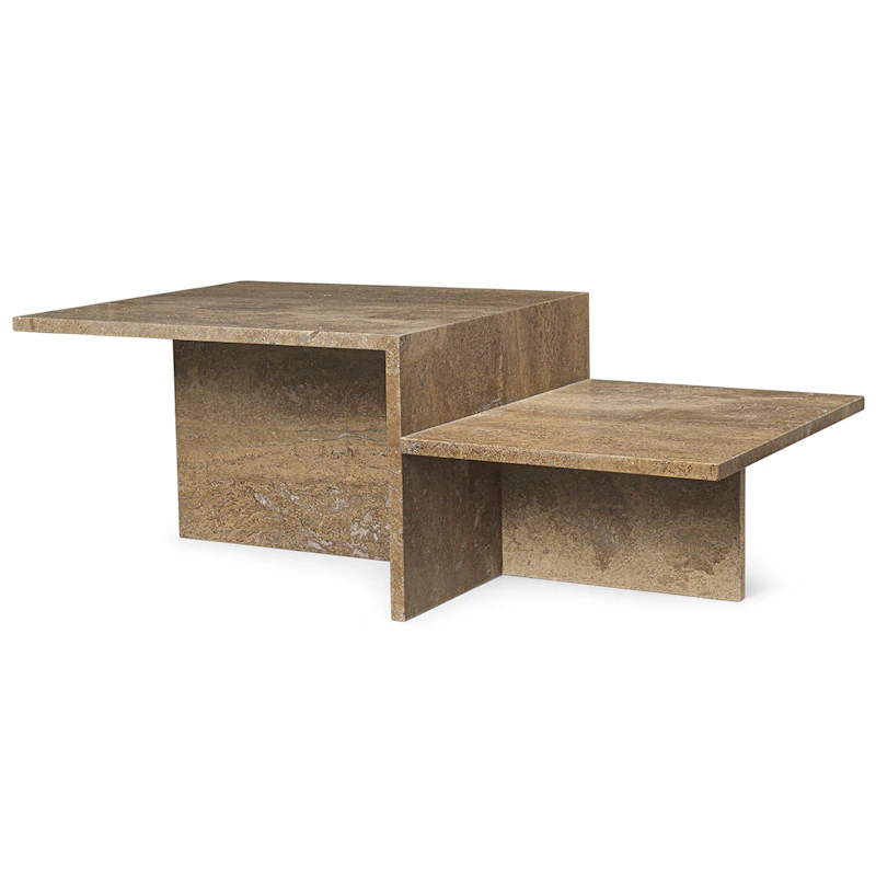 Distinct Sohvapöytä 100x55 cm, Travertiini Tummanruskea