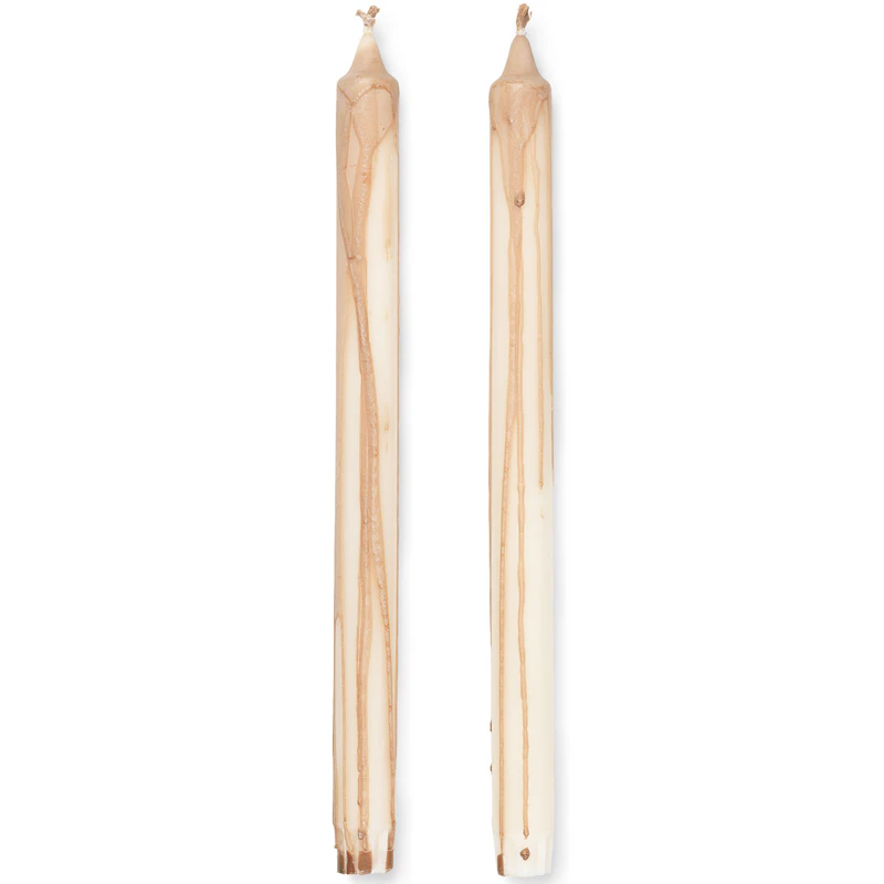 Dryp Kynttilät 30 cm 2 kpl:n pakkaus, Beiget