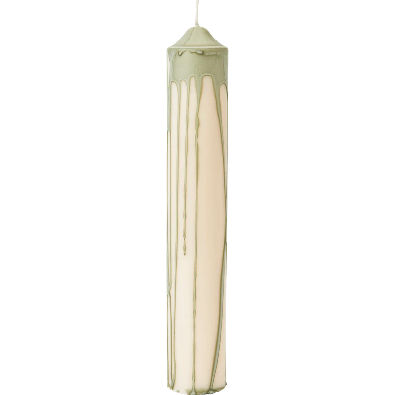 Dryp Pöytäkynttilä 30 cm, Tea Green