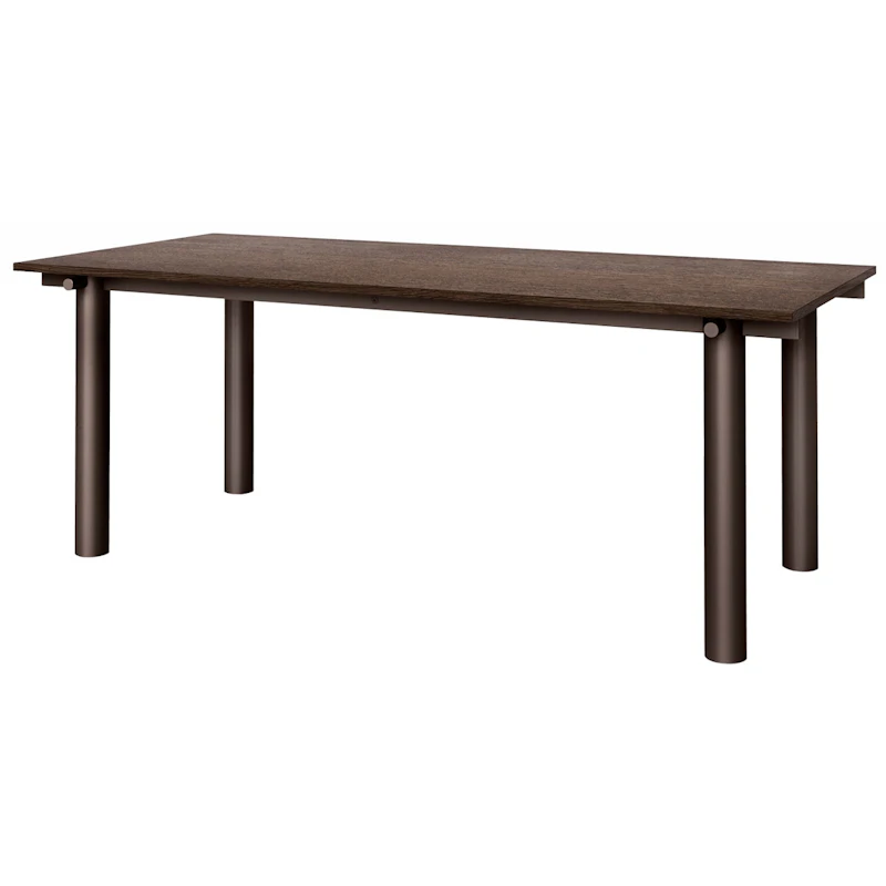 Atura Ruokapöytä 90x200 cm, Dark Chocolate / Dark Stained Oak