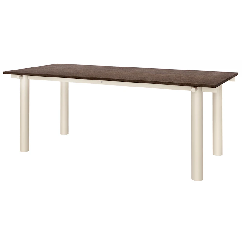 Atura Ruokapöytä 90x200 cm, Vaalea Kasmir / Dark Stained Oak