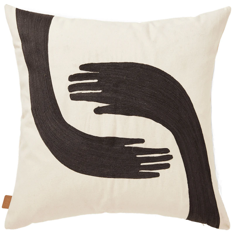 Pose Tyynynpäällinen 50x50 cm, Coffee/Undyed