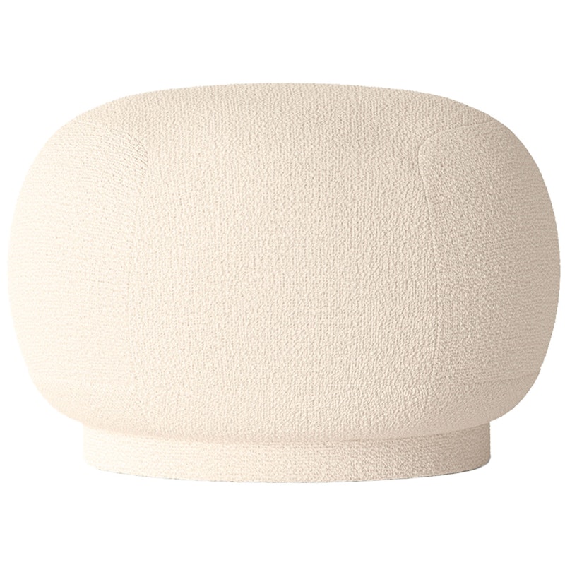 Rico Pouf Wool Boucle- Off-White Lattiatyyny