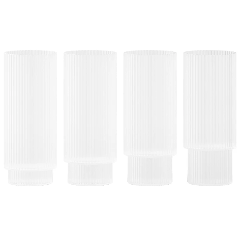 Ripple Longdrink-Lasi 4 kpl:n pakkaus, Frosted
