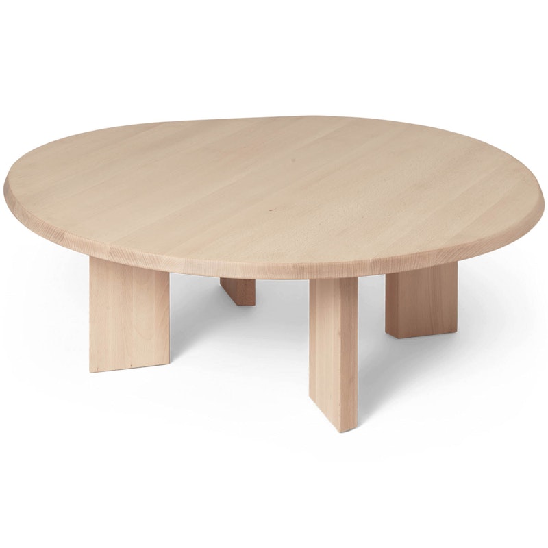 Tarn Coffee Table - Dark Stained Beech Sohvapöytä, White Oiled Beech