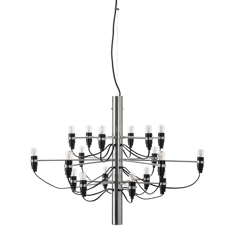 2097/18 Sarfatti Kynttilänjalka LED, Chrome