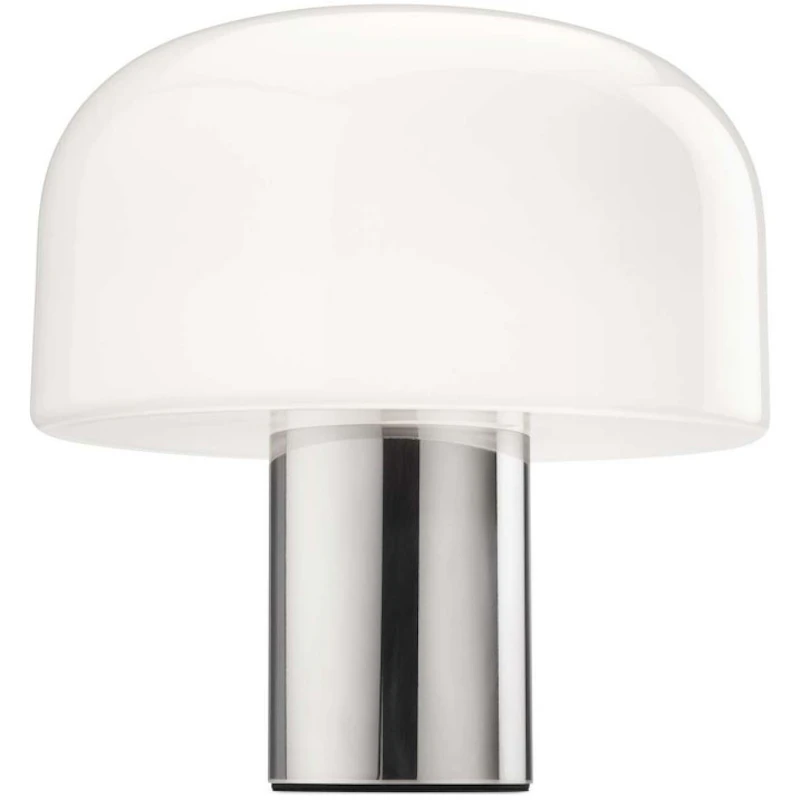 Bellhop Glass T Pöytävalaisin, Bright Aluminum