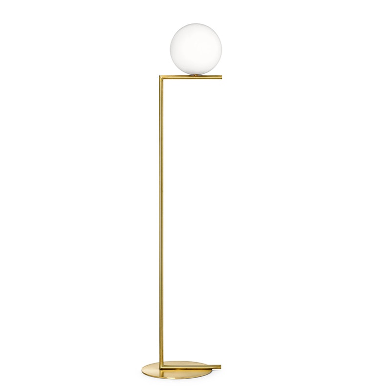 IC Lights F1 Lattiavalaisin, Brushed Brass