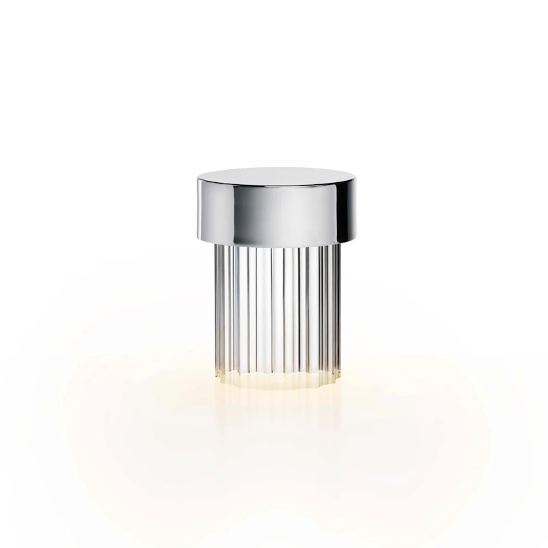 Last Order Fluted Pöytälamppu, Stainless steel