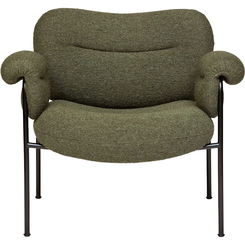 Bollo Lounge-Tuoli, Mustat Jalat / Kangas Barnum Pine