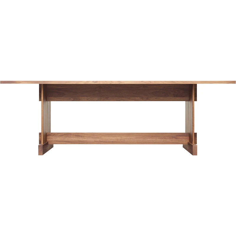 Grande Ruokapöytä L: 245 cm, Mattalakattu Pähkinäpuu