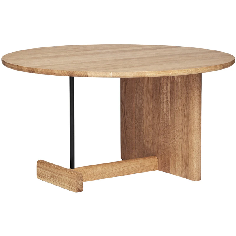 Koku Sohvapöytä Pyöreä H:42 cm, Mattalakattu Tammi