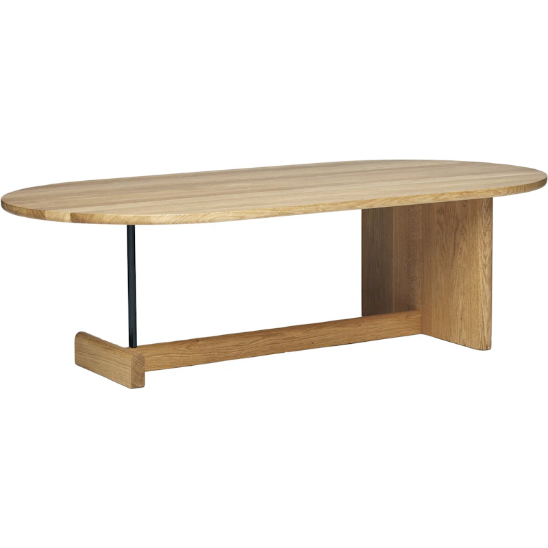 Koku Sohvapöytä Soikea H:35 cm, Mattalakattu Tammi