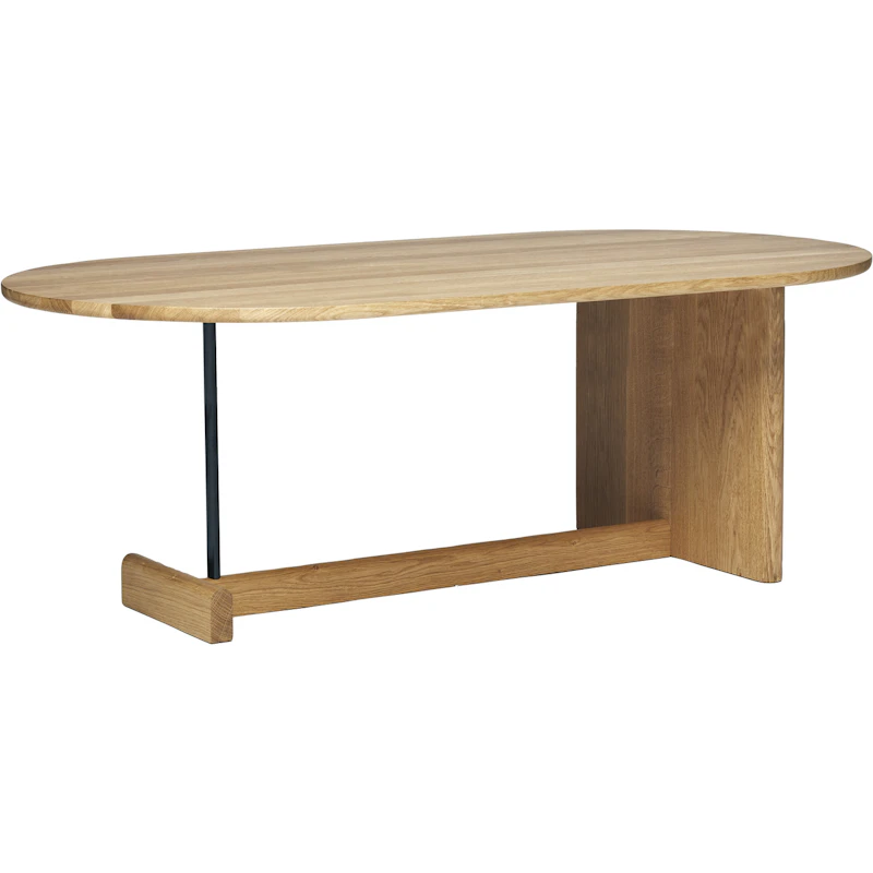 Koku Sohvapöytä Soikea H:42 cm, Mattalakattu Tammi