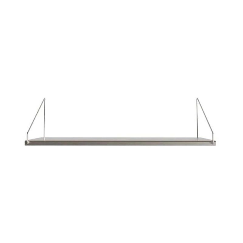 Library Hylly 20x60 cm, Ruostumaton Teräs