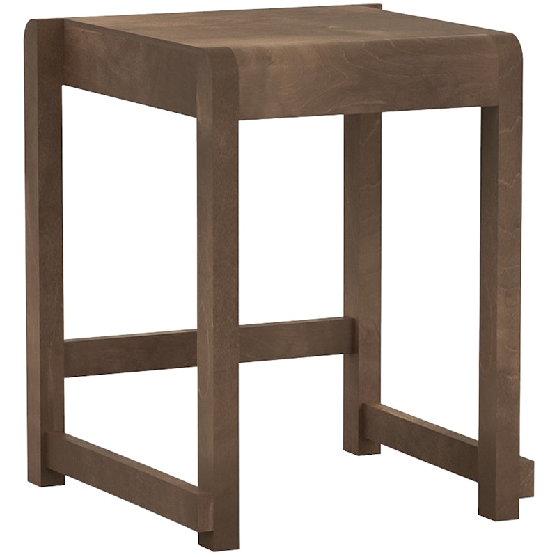 Low Stool 01 Jakkara, Ruskea