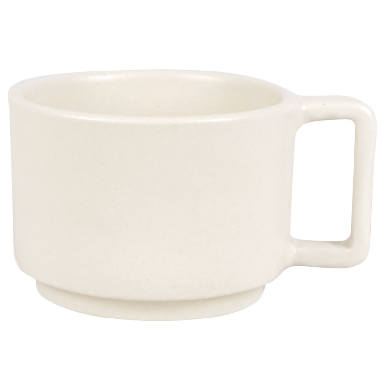 Mug Black With Handle Muki Luonnollinen