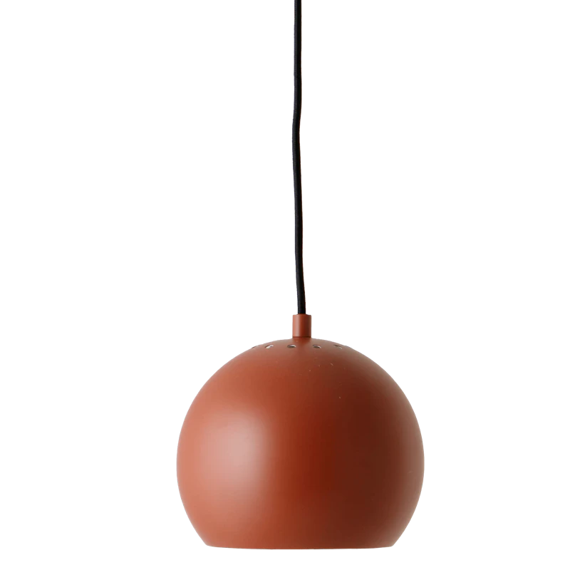Ball Riippuvalaisin Ø18 Matt Terracotta Red