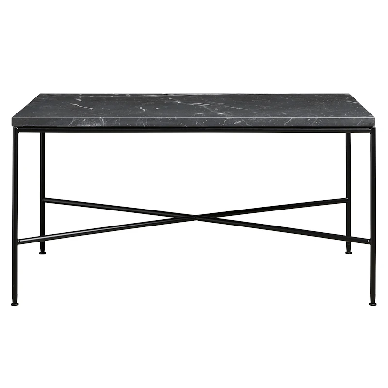 Planner Sohvapöytä 80x80 cm Hiilenharmaa/Musta