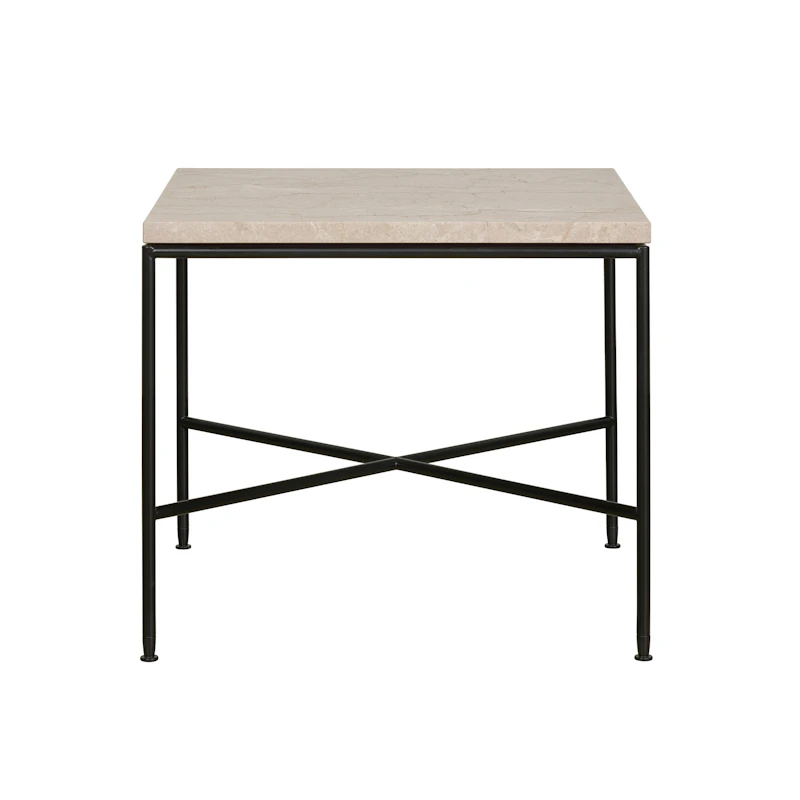 Planner Sohvapöytä 45x45 cm Kerma/Musta