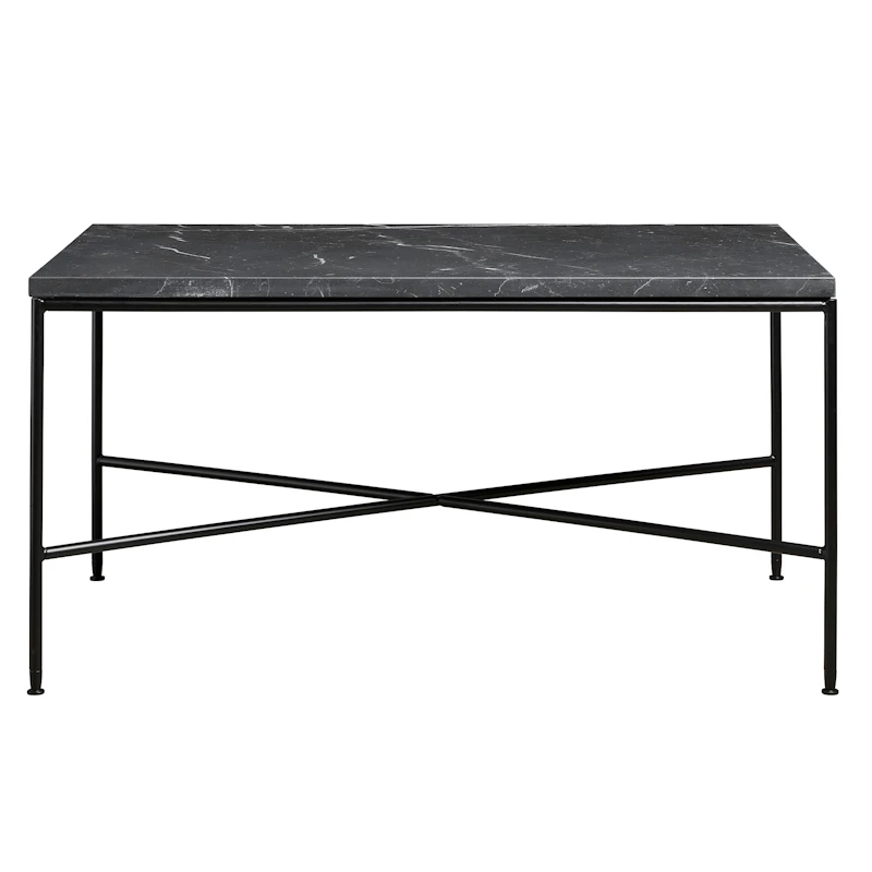 Planner Sohvapöytä 75x45 cm Hiilenharmaa/Musta