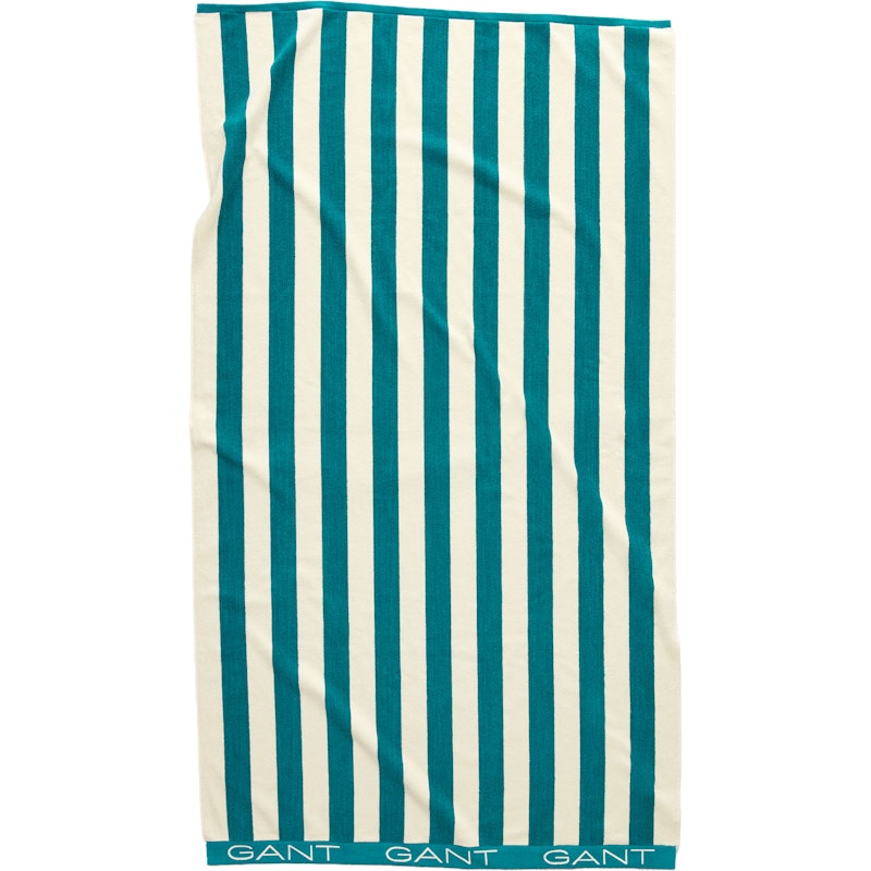 Block Stripe Rantapyyhe 100x180 cm, Ocean Turquosie