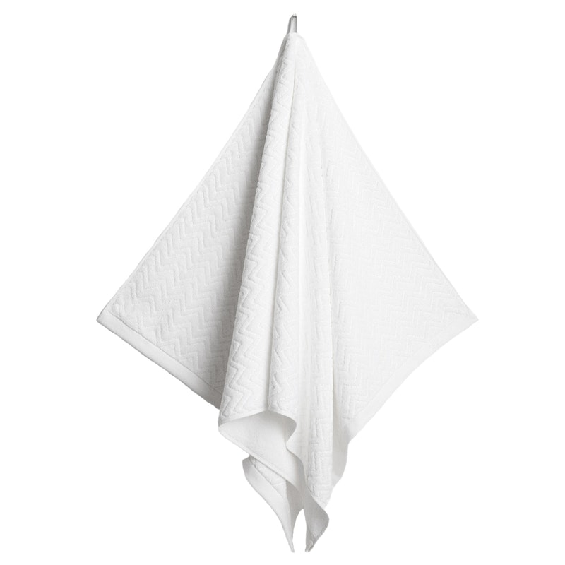 Jacquard Herringbone Pyyhe 50x70 cm, Anchor Grey