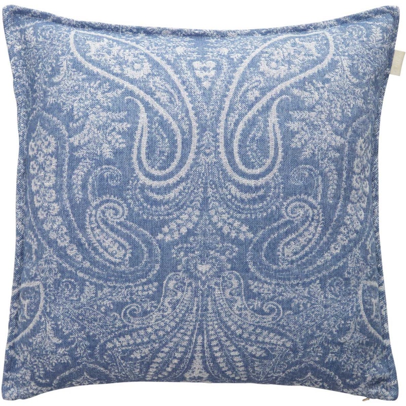 Jacquard Paisley Tyynynpäällinen 50x50 cm, Mid Blue