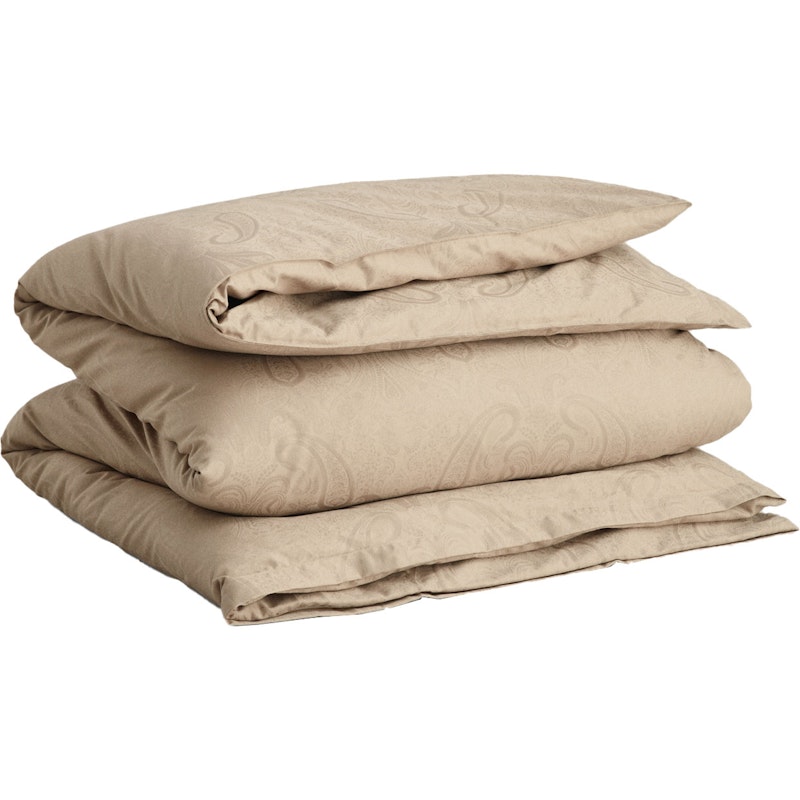 Jacquard Paisley Pussilakana 150x210 cm, Cold Beige