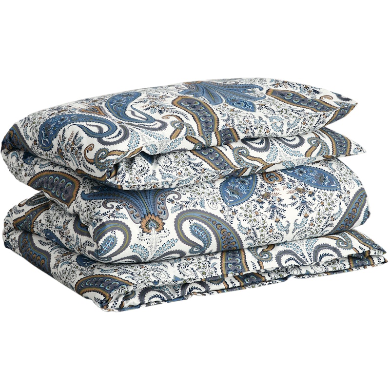 Key West Paisley Pussilakana 140x200 cm, Sateen Blue