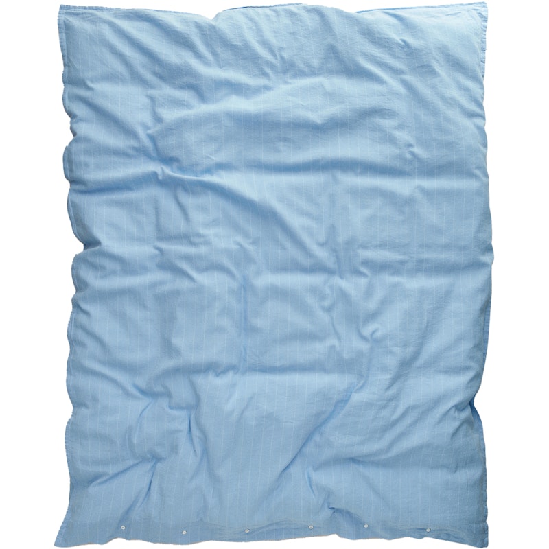 Pinstripe Pussilakana 150x210 cm, Shade Blue