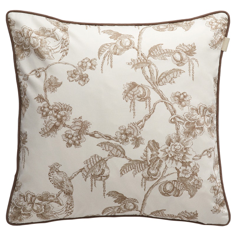 Sateen Tree Print Tyyny 50x50 cm, Taupe Beige