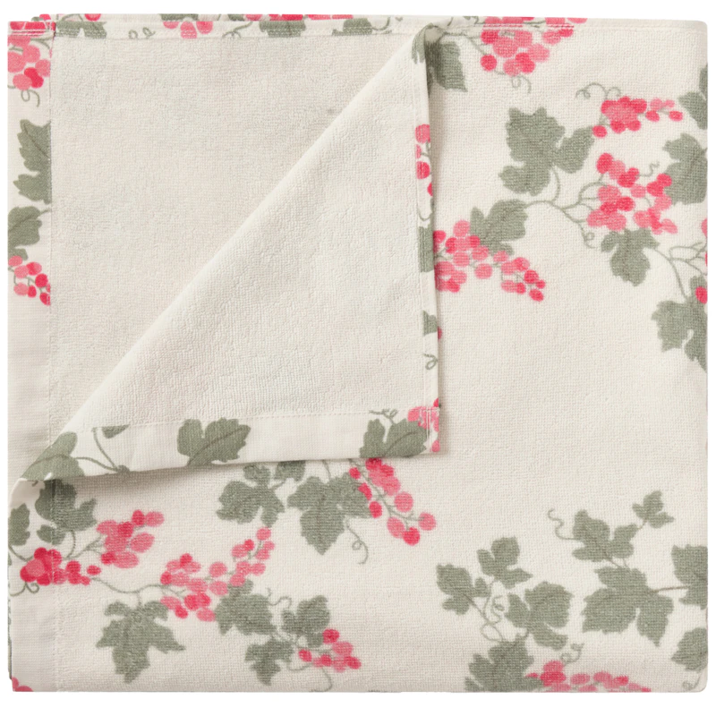 Grapes Pink Kylpylakana, 100x150 cm