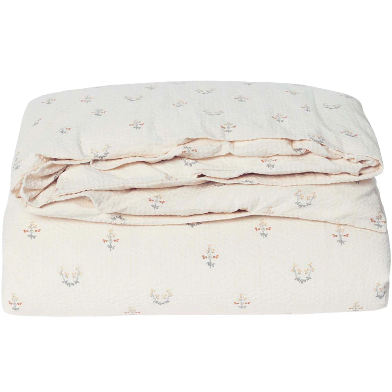 La Fraise Seersucker Duvet Cover King, 260x240 cm
