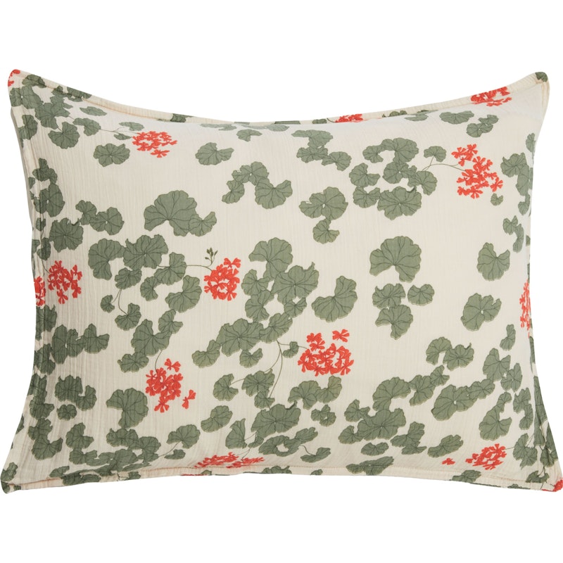 Pelargonium Muslin Tyynynpäällinen, 50x70 cm