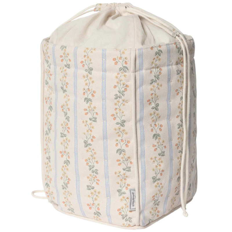 Strawberry Garland Storage Basket, Medium