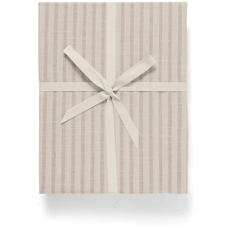 Stripe Mauve Muotoonommeltu Lakana, 160x200 cm