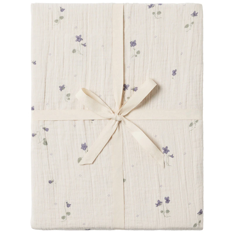 Viola Muotoonommeltu Lakana Musliini, 60x120 cm
