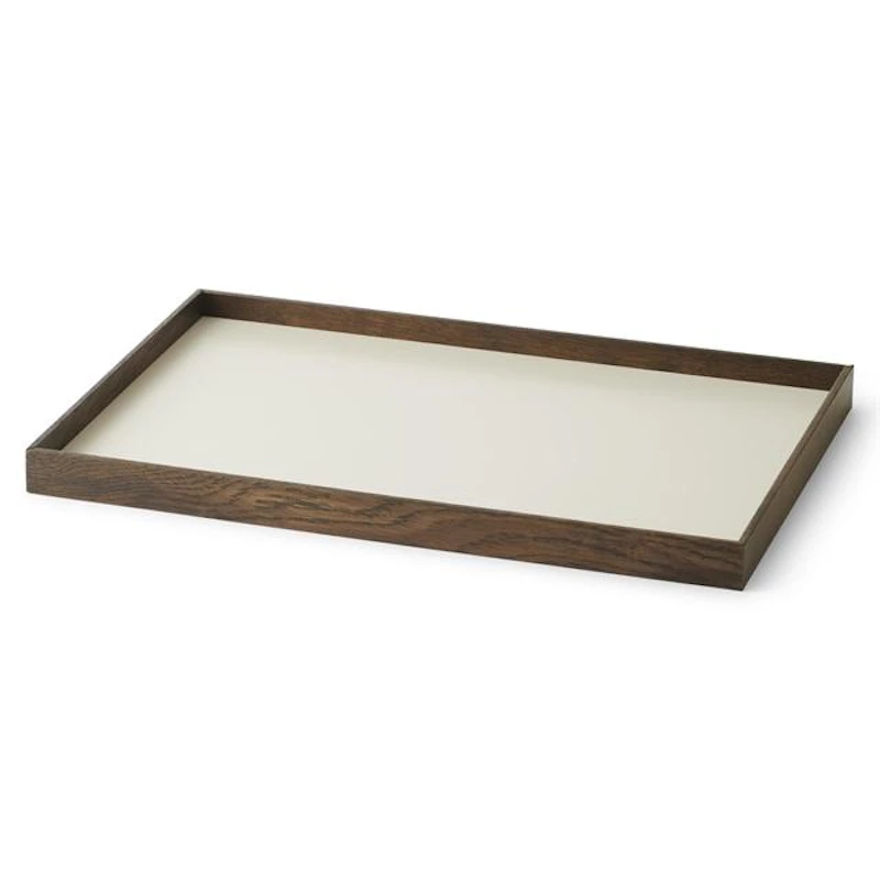 Frame Tarjotin Keskikokoinen Savustettu Tammi/Beige