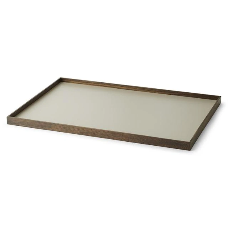 Frame Tarjotin Suuri Savustettu Tammi/Harmaa