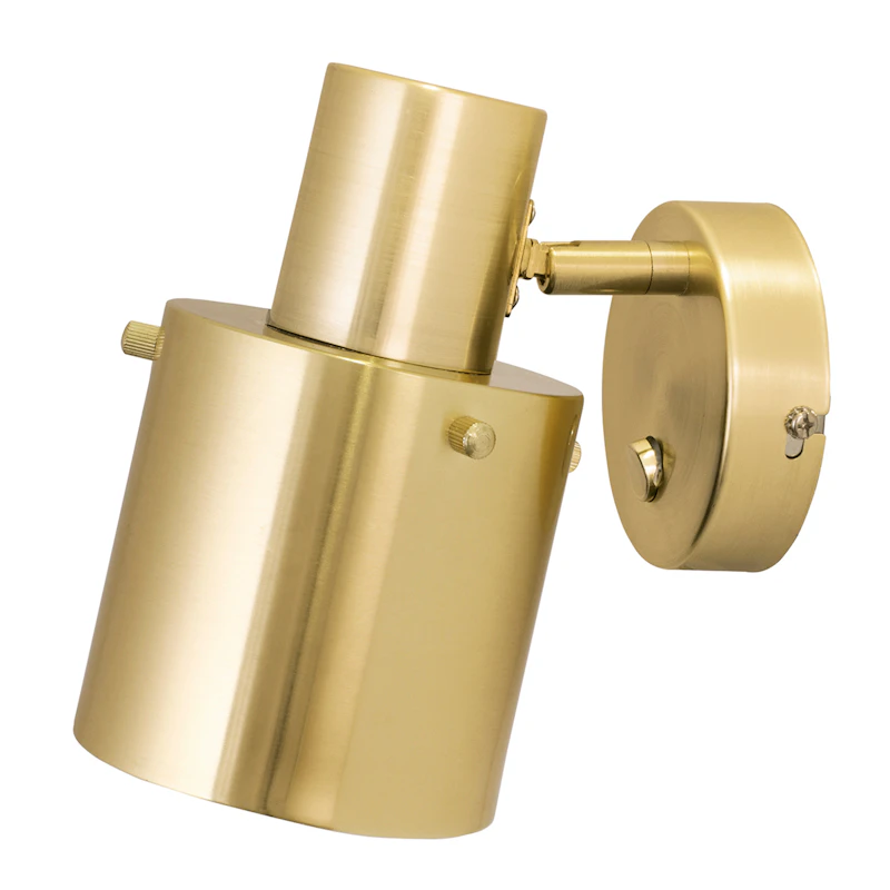 Clark 1 Seinävalaisin, Brushed Brass