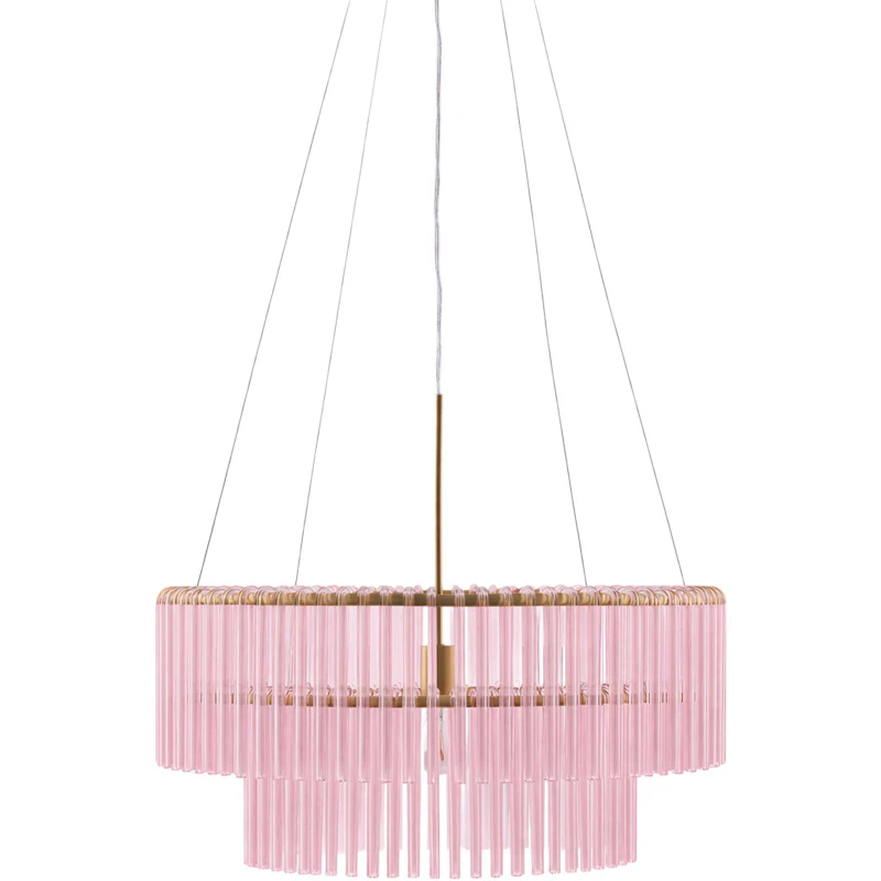 Hook Riippuvalaisin, Pinkki / Brushed Brass
