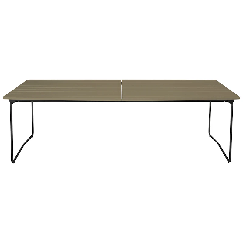 B31 Pöytä 92x230 cm, Vaaleanvihreä / Musta